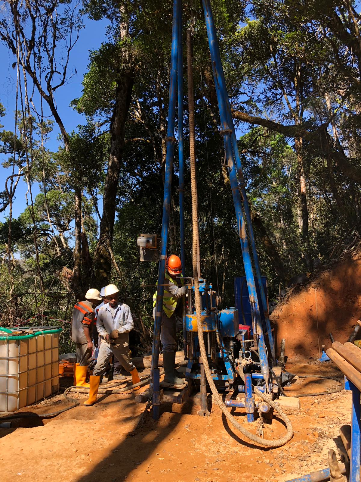 Achèvement de la campagne géotechnique Neho Centrale hydroélectrique
